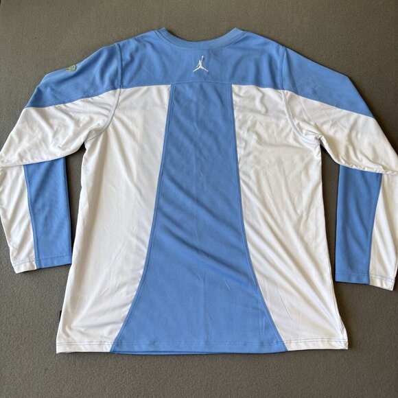 North Carolina Tar Heels Shirt Mens L Blue Air Jordan Dri Fit Basketball Jersey - Picture 14 of 14